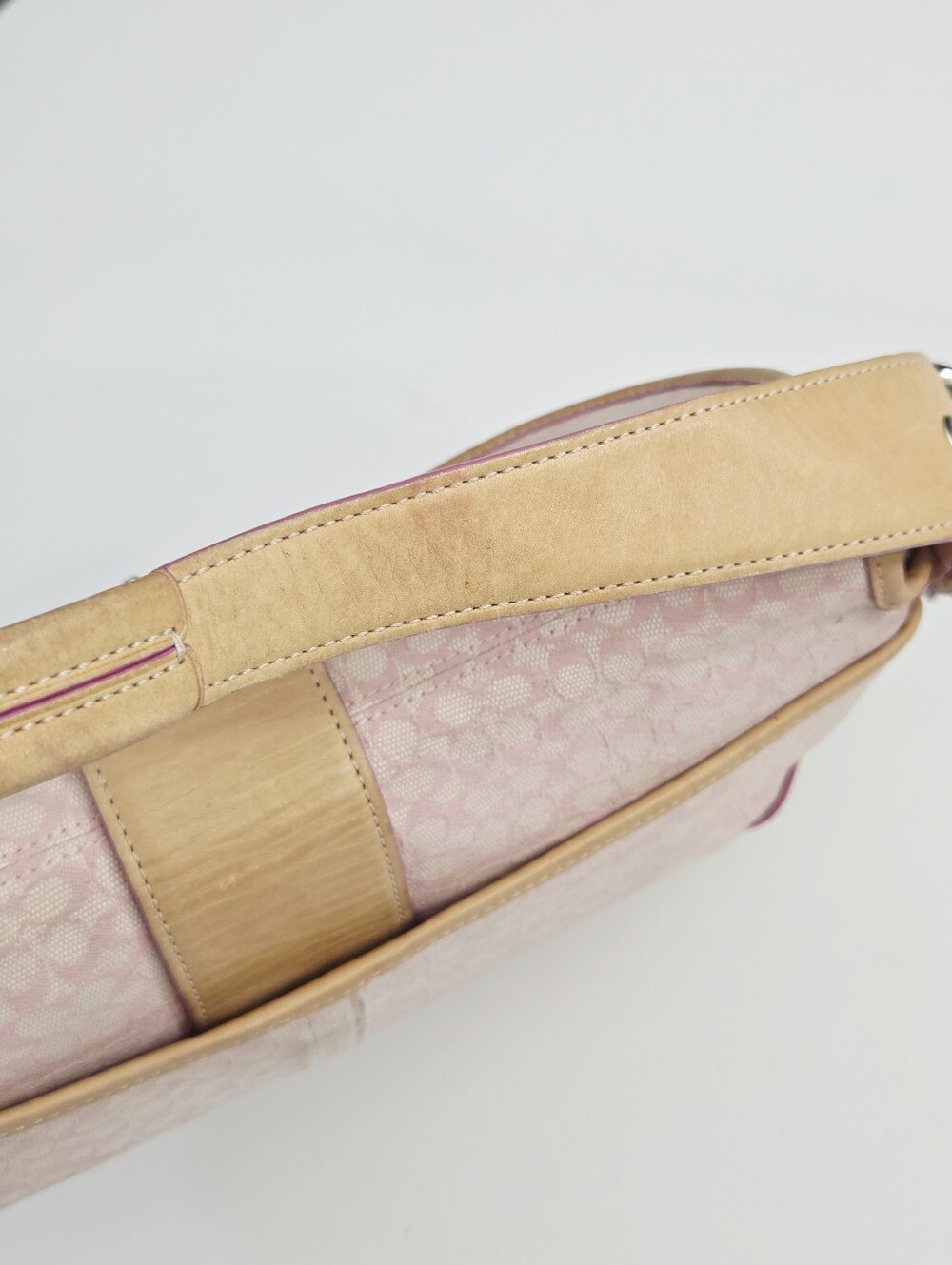 VINTAGE Y2K COACH MINI SIGNATURE SOHO BUCKLE FLAP SHOULDER BAG 6808 - Picture 14 of 14